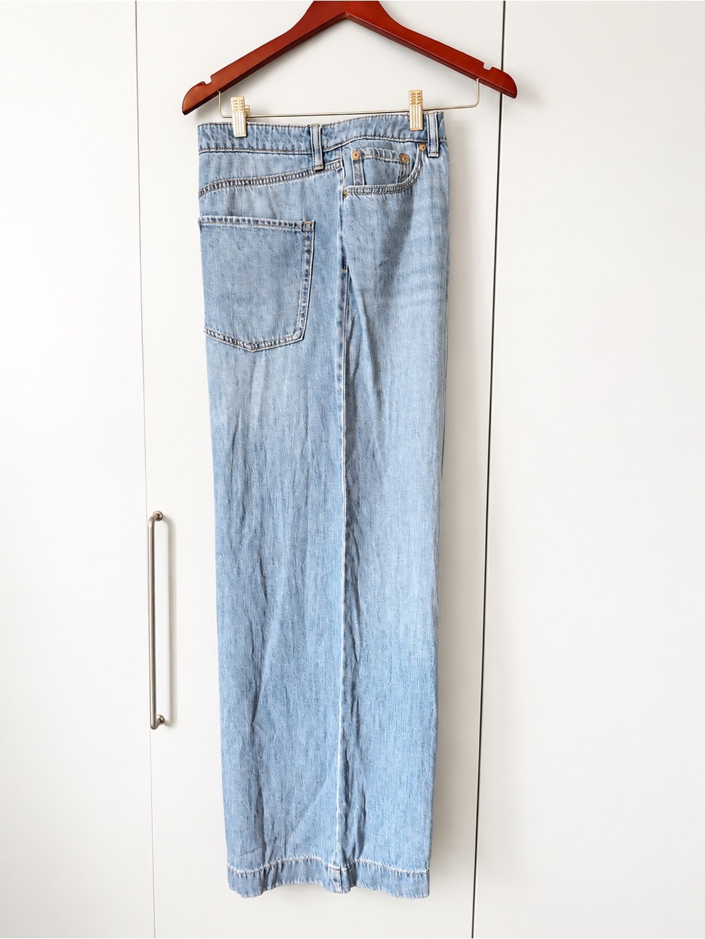 Reitmans High-Waist Light Wash Wide Leg Jeans Size 32